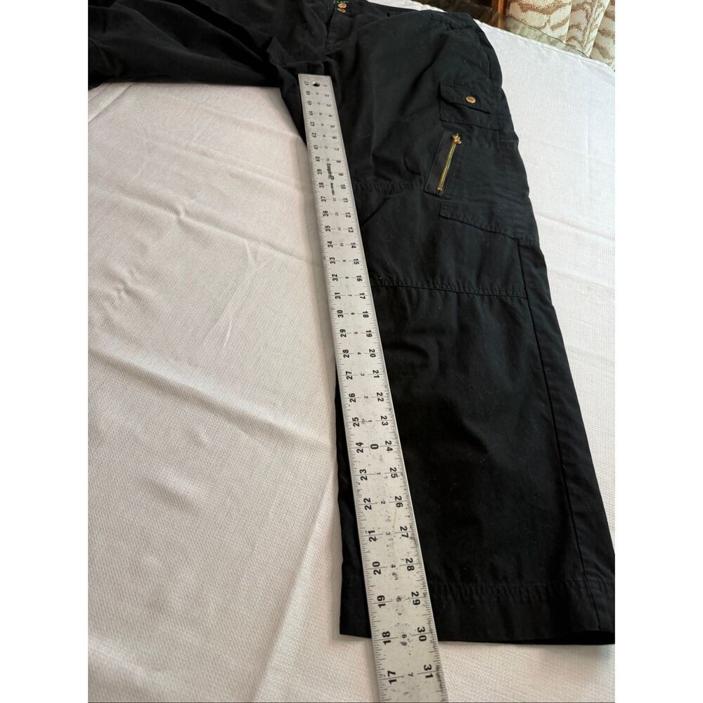 Lauren Ralph Lauren Women’s Vintage Y2K Black Cargo Pants Plus Size 20W - Picture 4 of 9